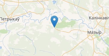 Mapa Belaya, Mozyrskiy r-n GOMELSKAYA OBL.