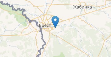 Mapa Sadovoe tovarischestvo «Syabry», Brestskiy r-n BRESTSKAYA OBL.
