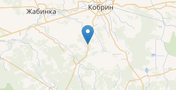 Map Verholese, povorot, Kobrinskiy r-n BRESTSKAYA OBL.