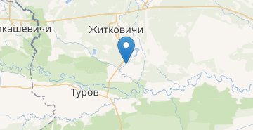 Карта Кольно, Житковичский р-н ГОМЕЛЬСКАЯ ОБЛ.