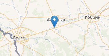 Map Petrovichi, povorot, ZHabinkovskiy r-n BRESTSKAYA OBL.