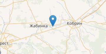 Мапа Оздоровительный лагерь «Искатель», Жабинковский р-н БРЕСТСКАЯ ОБЛ.
