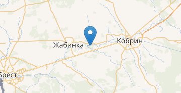 Mapa Sanatoriy Nadzeya, ZHabinkovskiy r-n BRESTSKAYA OBL.