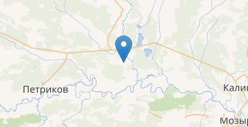 地图 Ptich, Petrikovskiy r-n GOMELSKAYA OBL.