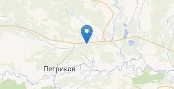 Map Akriony (Petrykovskyi r-n)