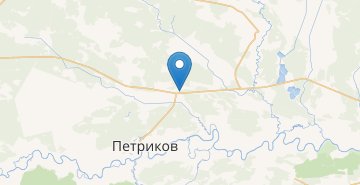 Mapa Korzhevka, Petrikovskiy r-n GOMELSKAYA OBL.