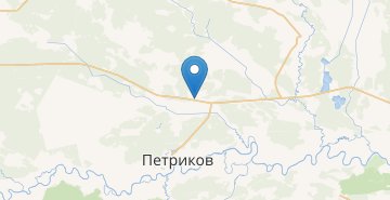 Map Smetanichi, Petrikovskiy r-n GOMELSKAYA OBL.