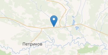 地图 Radkov, Petrikovskiy r-n GOMELSKAYA OBL.