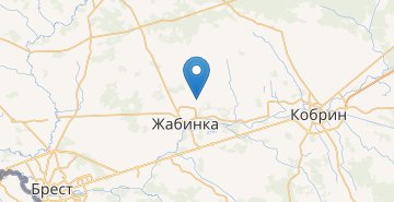 Map Gricevichi, ZHabinkovskiy r-n BRESTSKAYA OBL.