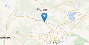 Map YAselda, povorot, Pinskiy r-n BRESTSKAYA OBL.
