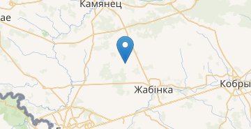 Mapa Hmelevo, ZHabinkovskiy r-n BRESTSKAYA OBL.