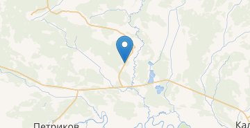 Map Ivashkovichi, Petrikovskiy r-n GOMELSKAYA OBL.