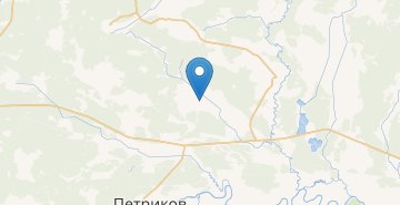 Карта Куритичи, Петриковский р-н ГОМЕЛЬСКАЯ ОБЛ.