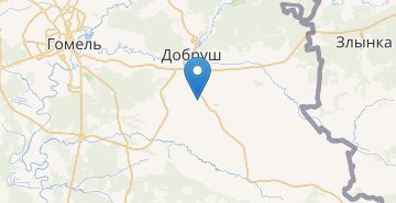 Map ZHgun, Dobrushskiy r-n GOMELSKAYA OBL.