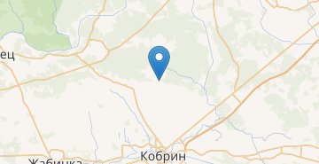Map Kozische, Kobrinskiy r-n BRESTSKAYA OBL.