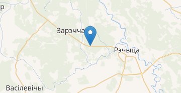 Mapa Novokrasnoe, Rechickiy r-n GOMELSKAYA OBL.