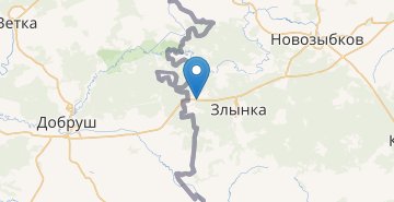 Mapa Krasniy Kamen (Brianskaya obl.)