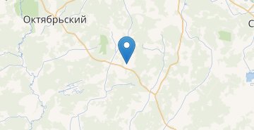 Mapa Derbin, Oktyabrskiy r-n GOMELSKAYA OBL.
