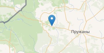 Map Kupichi, Pruzhanskiy r-n BRESTSKAYA OBL.