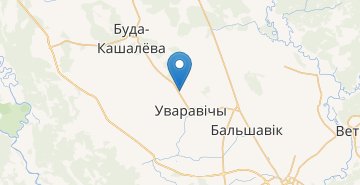 Map Teklevka, Buda-Koshelevskiy r-n GOMELSKAYA OBL.