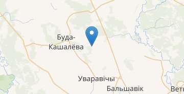 Map Duravichi, Buda-Koshelevskiy r-n GOMELSKAYA OBL.