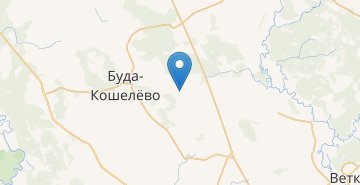 Map Duravichi, selsovet, Buda-Koshelevskiy r-n GOMELSKAYA OBL.