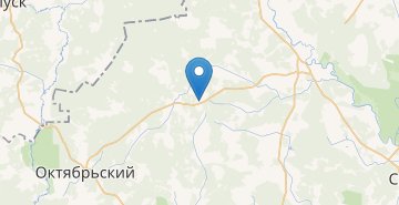 Map Romanischi, Oktyabrskiy r-n GOMELSKAYA OBL.