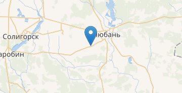 Map Obchin, Lyubanskiy r-n MINSKAYA OBL.