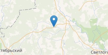 地图 Knyshevichi, Svetlogorskiy r-n GOMELSKAYA OBL.