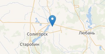 Карта Тесово, Солигорский р-н МИНСКАЯ ОБЛ.
