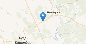 Mapa Mokren, CHecherskiy r-n GOMELSKAYA OBL.