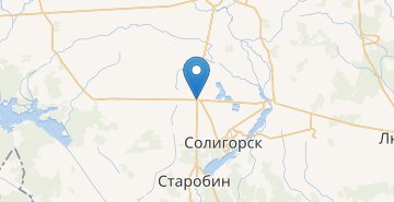 Мапа Радково, Солигорский р-н МИНСКАЯ ОБЛ.