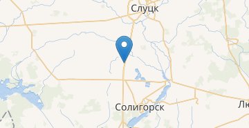 地图 Prussy, povorot, Soligorskiy r-n MINSKAYA OBL.