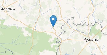 Map Zadvorency, Svislochskiy r-n GRODNENSKAYA OBL.