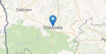 Мапа Порозово, Свислочский р-н ГРОДНЕНСКАЯ ОБЛ.