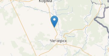Mapa Oktyabr, CHecherskiy r-n GOMELSKAYA OBL.
