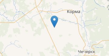 Mapa Borovaya Buda, Kormyanskiy r-n GOMELSKAYA OBL.