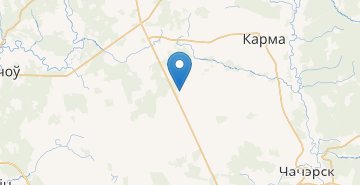 Mapa Lesovaya Buda, Kormyanskiy r-n GOMELSKAYA OBL.