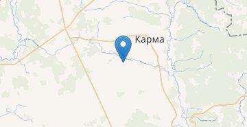 Mapa Bogdanovichi, Kormyanskiy r-n GOMELSKAYA OBL.