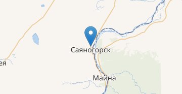 地图 Sayanogorsk