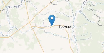 地图 Belevo, Kormyanskiy r-n GOMELSKAYA OBL.