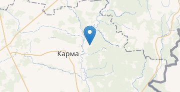 Map Strumen, Kormyanskiy r-n GOMELSKAYA OBL.