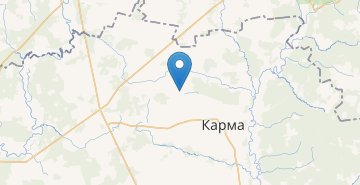 Map Kamenka, Kormyanskiy r-n GOMELSKAYA OBL.