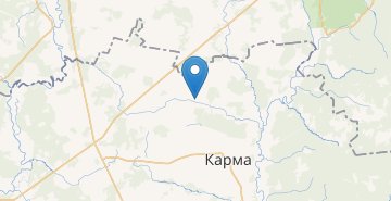 地图 Berezovka, Kormyanskiy r-n GOMELSKAYA OBL.