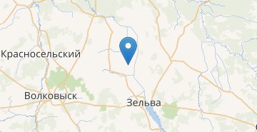 Map Podbolote, Zelvenskiy r-n GRODNENSKAYA OBL.