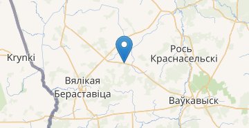 Map Vereyki, Volkovysskiy r-n GRODNENSKAYA OBL.