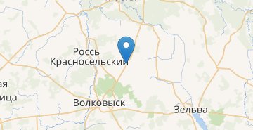 Mapa Neverovichi, Volkovysskiy r-n GRODNENSKAYA OBL.