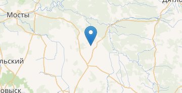 Map Malye Ozerki, Mostovskiy r-n GRODNENSKAYA OBL.