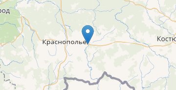 Mapa Paluzh, Krasnopolskiy r-n MOGILEVSKAYA OBL.