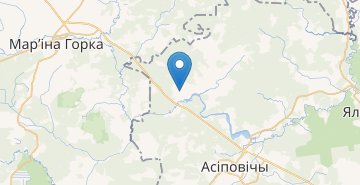 Map Lapichi, Osipovichskiy r-n MOGILEVSKAYA OBL. Belarus
